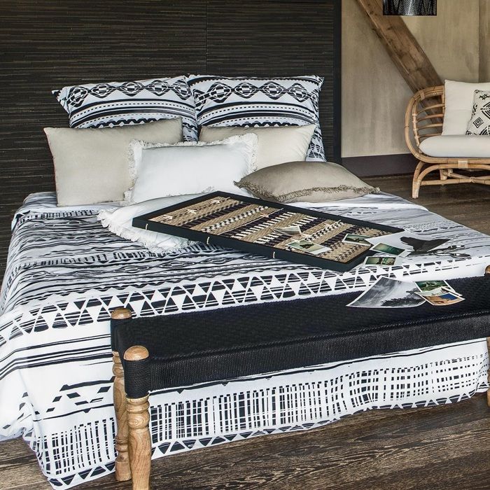 Parure housse couette 240 x 220 cm Motifs ethniques