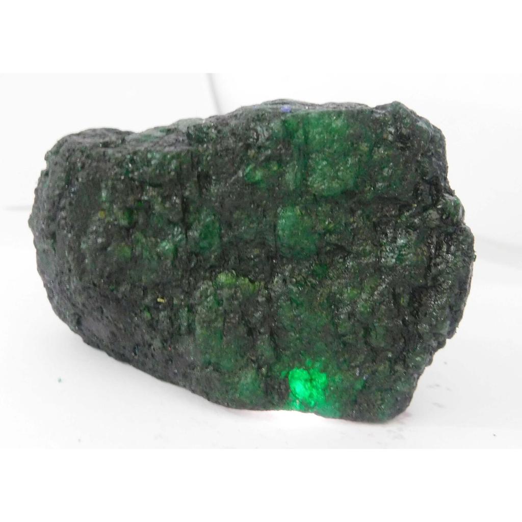Extra 161 Ct Large Natural Green Emerald Uncut Rough CERTIFIED Loose Gemstone