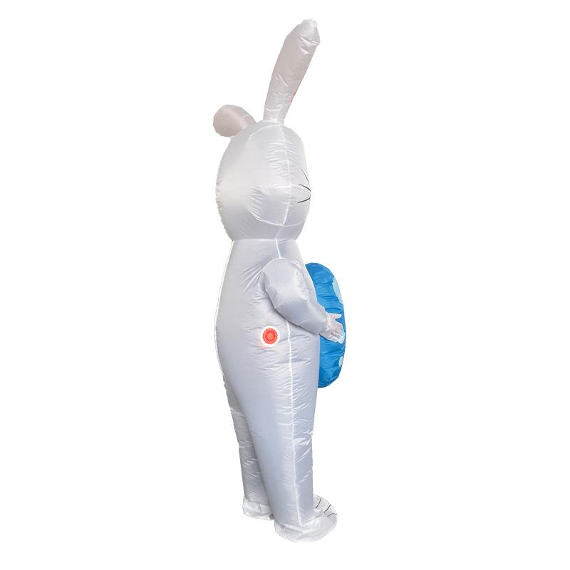 Christmas Explosive Suit Cartoon Doll Performance Atmosphere Props Easter Cute Egg Rabbit Inflatable Costume