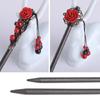 Elegant Dangling Hair Pin Hair Styling Accessory Classical Charm Wood Hair Stick For Fashionable and Traditional Costume