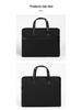 Men's Oxford Cloth A4 Zippered Document Briefcase & Tote Bag with Logo
