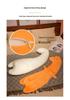 Adorable Cartoon Leg-Clamping Hugging Pillow for Girls - Single-Sided, Washable, Ideal for Side Sleepers
