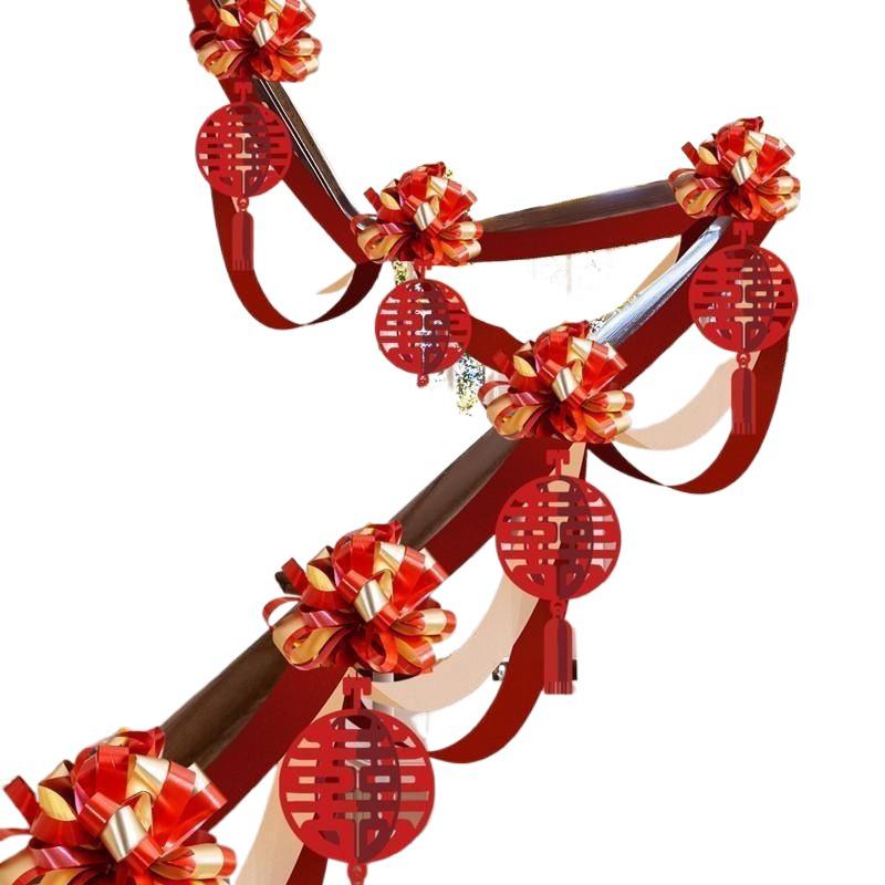 Creative Wedding Stair Railing Flowers & Bridal Room Decoration Set