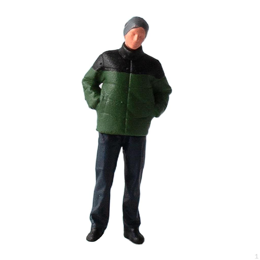 1/64 Scale Diorama, Resin Painted Miniature Figures, Collectible, for Garage Scenes,