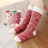 Girls' Cartoon Thick Cotton Mid-Calf Socks