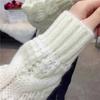 Turtleneck Sweater Thickened Loose Crochet Stripe Women Short Knit Pullover Warm  Pull Jumper Casual Commuting New Fashion Autumn Winter