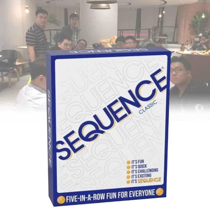 Einzigartiges 2024 Sequenz-Strategiespiel Elegantes Kartenmaterial für alle Altersgruppen