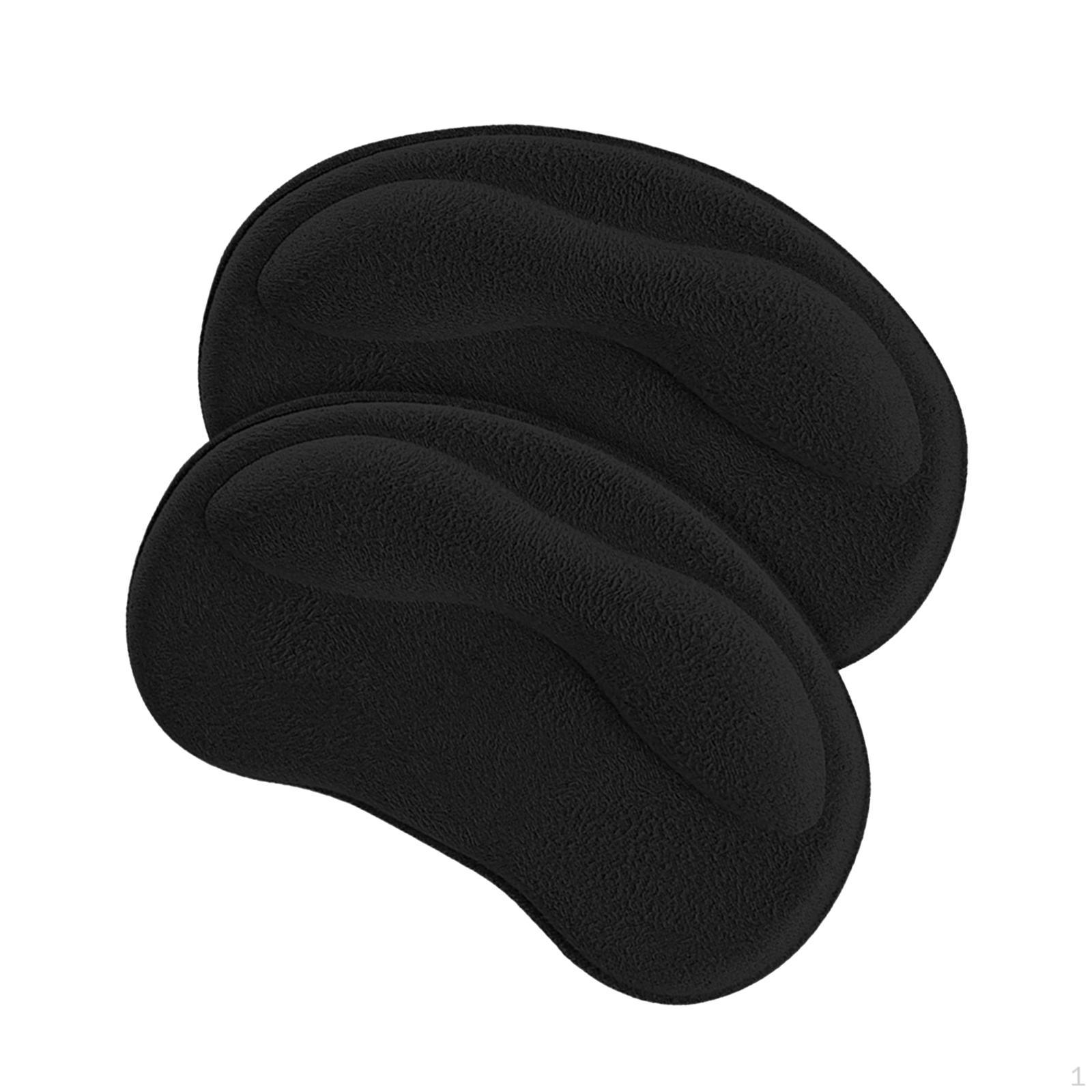 

1 пара подушечек для пяток, защитные накладки для ног, нескользящие наклейки для обуви, женские и мужские блистеры чёрный