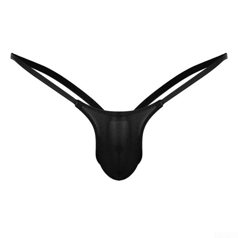 T-back Underwear Briefs Tanga Knickers Panties Low rise Solid Breathable