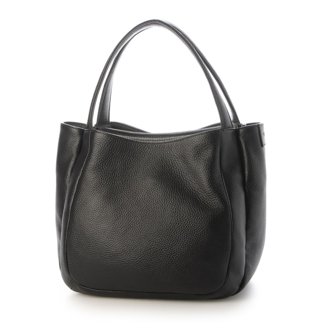 

Сумка-тоут из шагреневой кожи, размер S, черная [Isaac] (10)