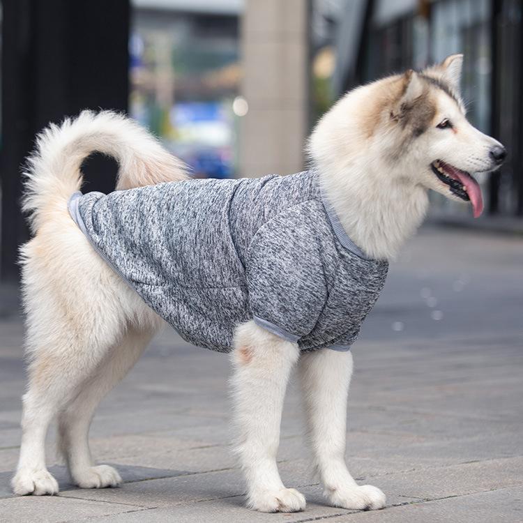 Orta ve büyük köpek sonbahar ve kış yün kazak sıcak yan sürü Satsuma Dou evcil köpek köpek kedi giyim malzemeleri golden retriever