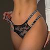 Ladies Summer Thin New Lace No Trace One Piece Breathable Thong Underwear