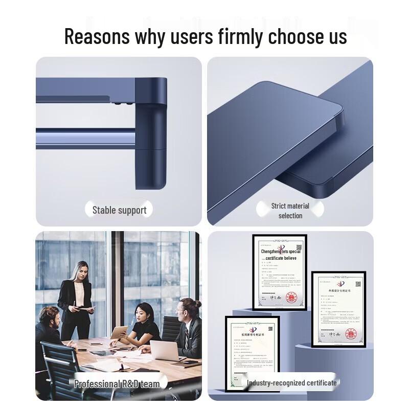 Deerwei Multi-Function Monitor Riser with Wireless Charging & USB Hub