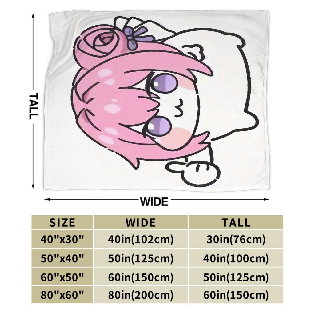 Cute Fanart N-Nikke DORO Flannel Blanket Winter  Soft Warm Throw Blanket for Girls Boys Living Room Graphic Bedspread Bed Cover