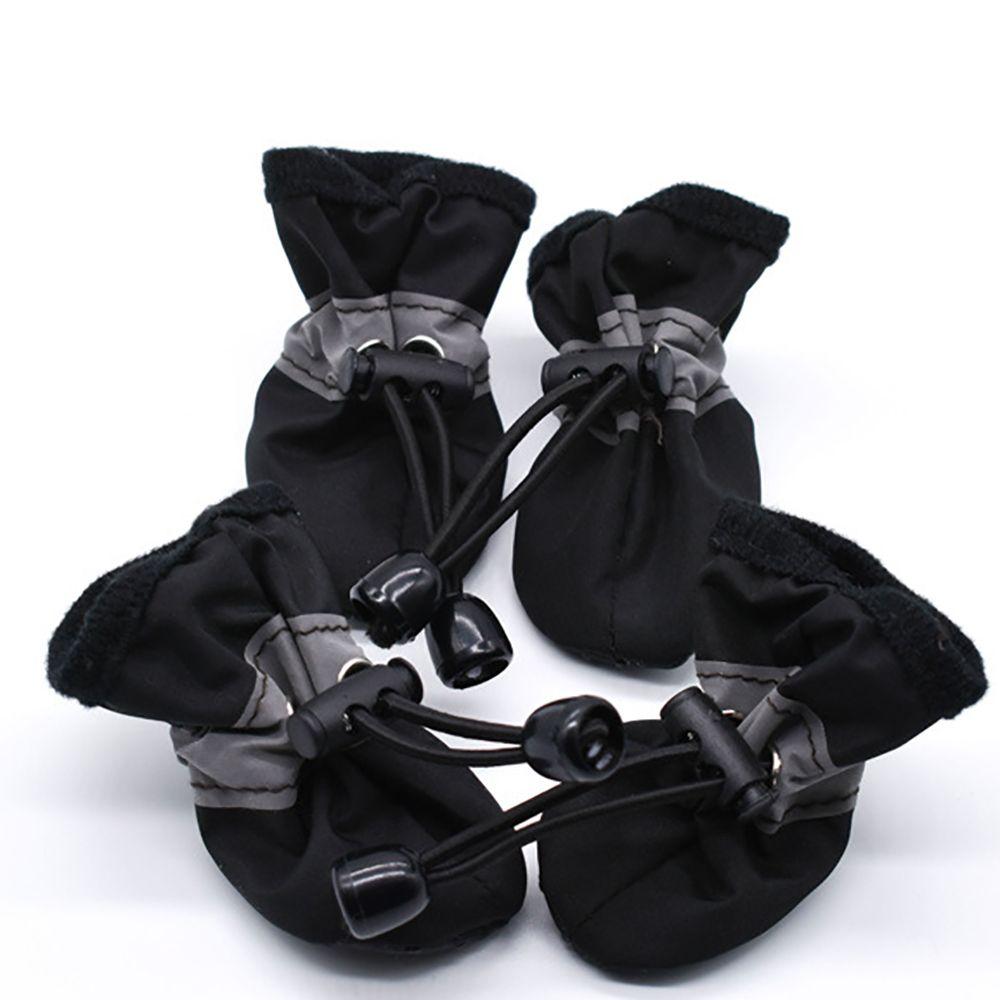 

set Soft Waterproof Furniture Protection Care of Paw Paw Protector Dog Boots Dog Supplies Pet Shoes 1 чёрный