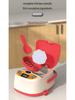 Kids' Pretend Play Stove Kitchen Set with Cuttable Vegetables - Perfect Gift for Boys and Girls
