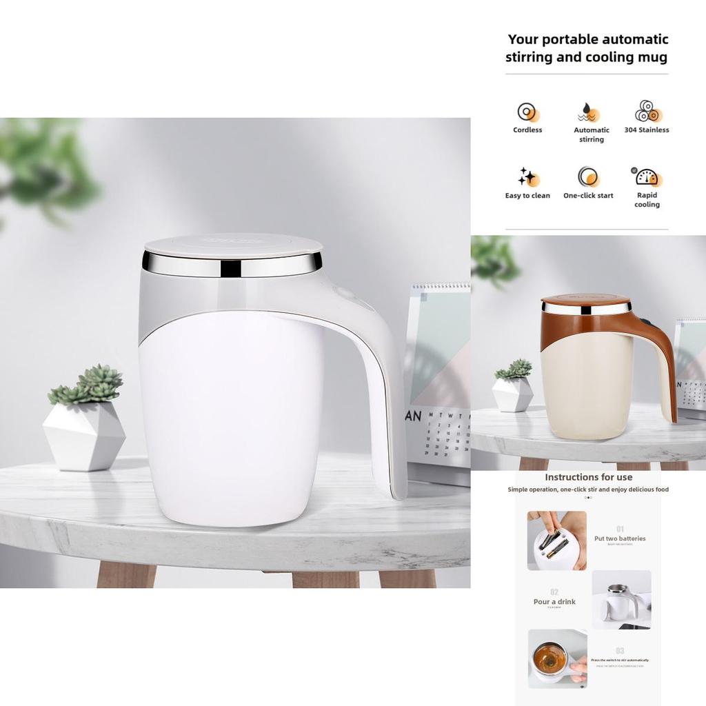 Stainless Steel Portable Magnetic Electric Mug For Coffee Lovers