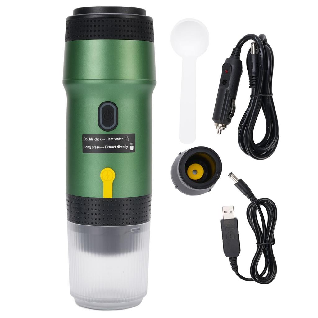 Portable Coffee Machine 304 Stainless Steel Multifunctional USB 3 In 1 Travel Coffee Maker for