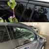 Window Pillar Posts Door Trim Cover Kit For Honda CRV 2017~ CR-V Gloss Black