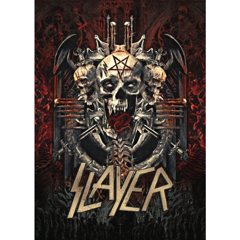 

Slayer Heavy Metal Rock Band Альбом Плакат Настенное Искусство Картина На Холсте Скандинавская Гостиная Домашний Клуб Декор Картина Cuadro Без Рамы 21cm×30cm NoFrame