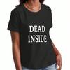 DQ Letter Wounisex's Cotton T Shirt, Premium Cotton Quality Print, Durable And Comfortable, Casual Fashion, Simple Round Neck Design, Breathable Fabri