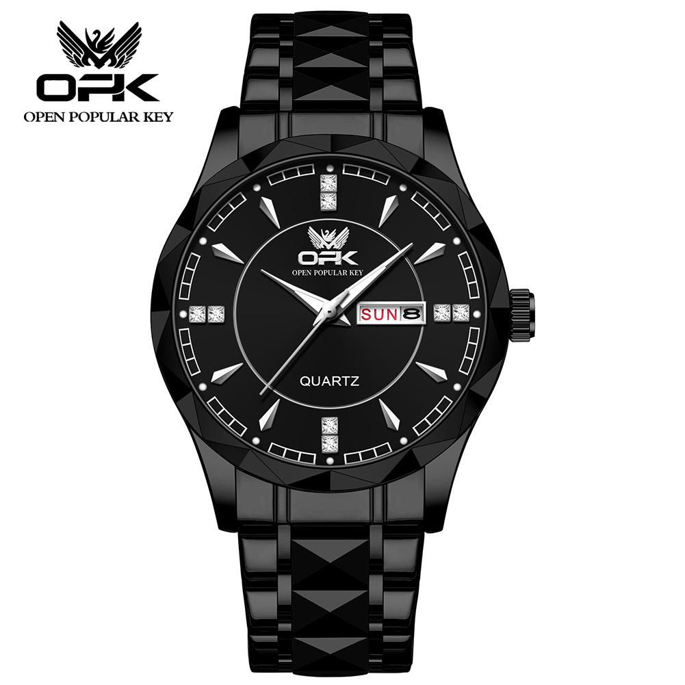 OPK Men's Fashionable Business Waterproof Watch Model 8151 Durable Timepiece for Casual And Formal Occasions