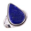 Natural Lapis Lazuli Gemstone Handmade 925 Solid Sterling Silver Ring S.8 R7P65