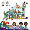 Lego® 42621 friends l’hôpital de heartlake city, jouet avec hélicoptère et figurines incluant autumn et un chien