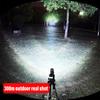 High Power Led Flashlights Zoomable Camping Torch With T6 LED Lamp Beads Waterproof 4 Lighting Modes Multi Function USB Charger