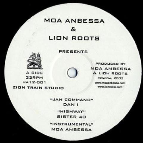 LP Record MOA ANBESSA, LION & ROOTS - Jah Command EP (Plane Sleeve) MA12001 Moa Anbessa 2005 Europe Reggae, Ska & Dub Used
