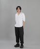 Seinteukeulu Wide Tapered Jogger Pants Wrg-358 Black Denim Brs