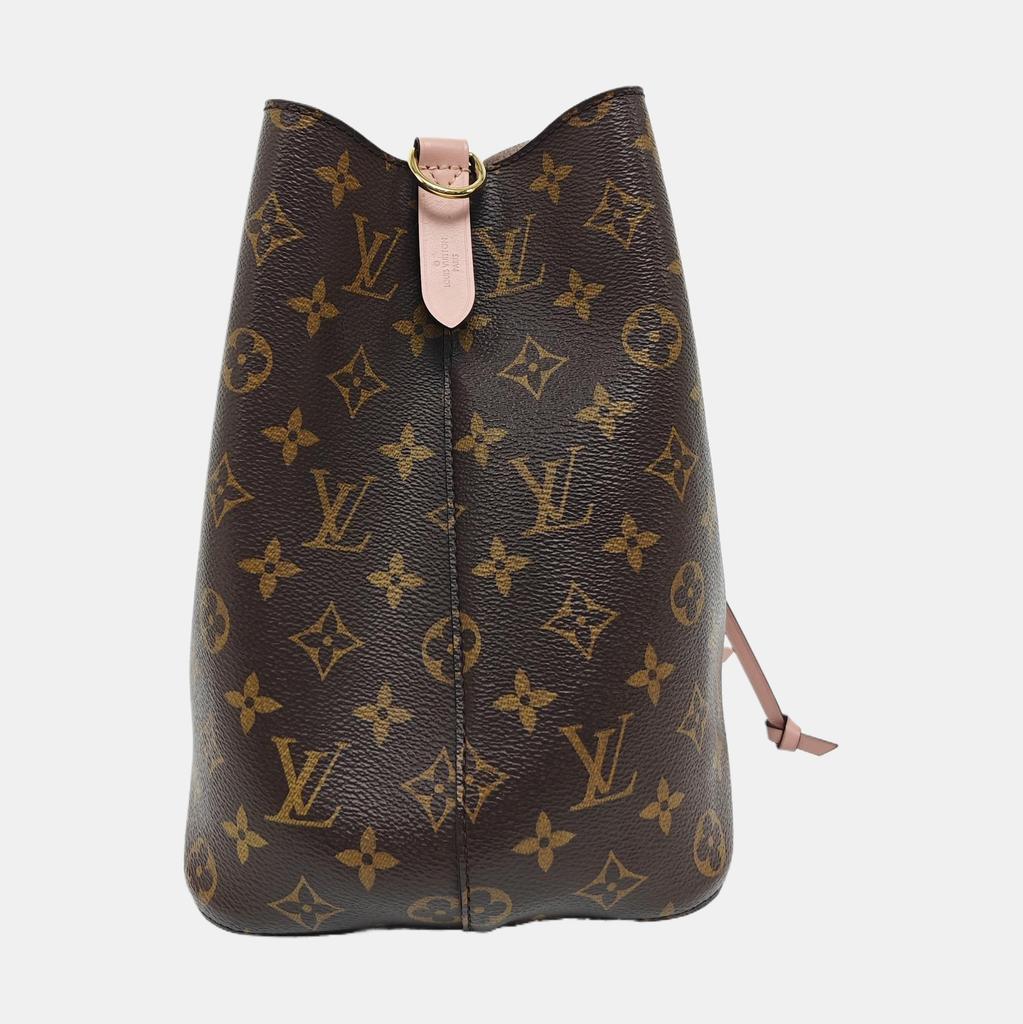 [Pre-Owned] Noe Monogram Coated Canvas And Leather Bucket Bag - Good #J52QBU