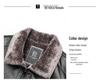 Thickened Lambskin Leather Jacket with Fur Lining for Middle-Aged and Elderly Men