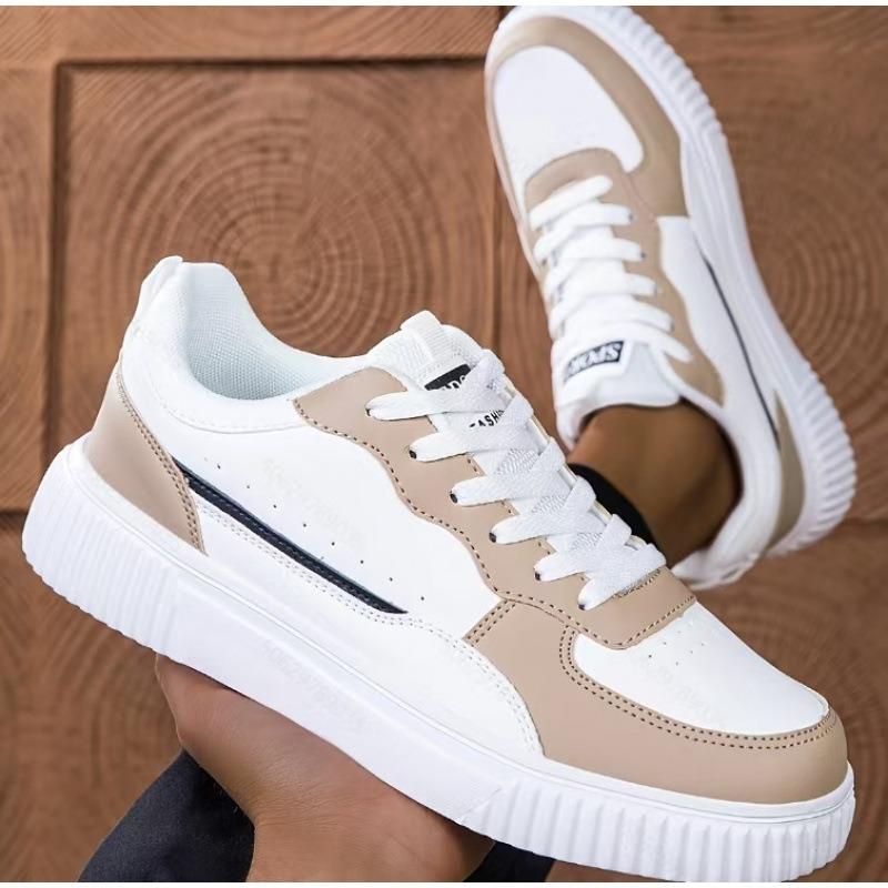 Large Size 36-45 Women's Men Sneakers Spring Autumn Breathable Sports Running Shoes Fashion Versatile Men's Leather Casual Shoes