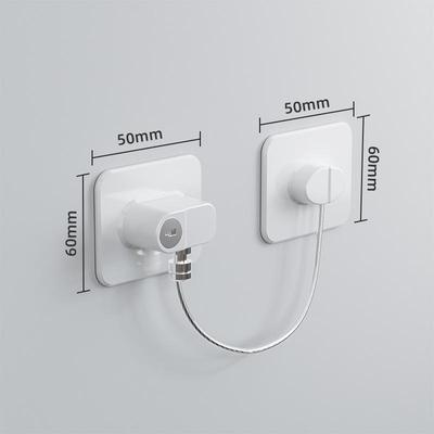 Childproof Window & Door Safety Lock - Keyed, Punch-Free, Universal Steel Cable Limiter