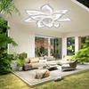 Modern Lighting Ceiling Fan Living Room Lighting Remote Control Ceiling Fan Suitable Bedroom Living Room Restaurant Fan Light