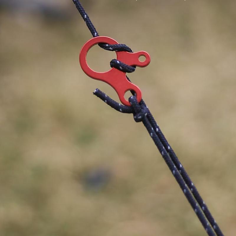 Lightweight 3 Hole Snail Guy Line Adjuster Tent Wind Rope Fastener Anti Slip Cord Tensioner Outdoor Camping Equipment