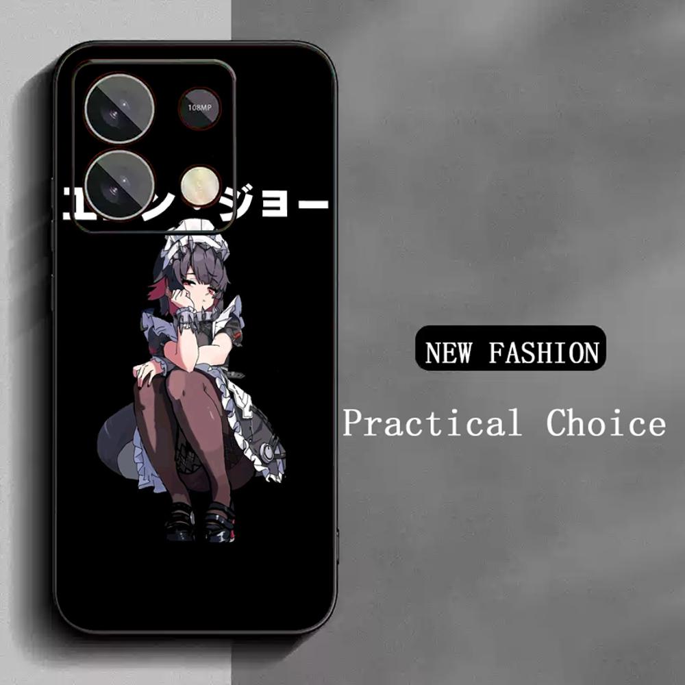Ellen joe cute game girl design poster Phone Case For Redmi Note 14 13 12 11 Pro Plus S 5G 14C A3 Soft Black Phone Cover