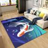 Covor de zonă 3D Fish Golden Arowana Betta Fish, covor pentru sufragerie, dormitor, canapea, covoraș, decor, covoraș anti-alunecare pentru joacă pentru copii