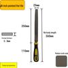 Steel Grinder File - Flat & Triangular Medium-Tooth Wear-Resistant Metal File