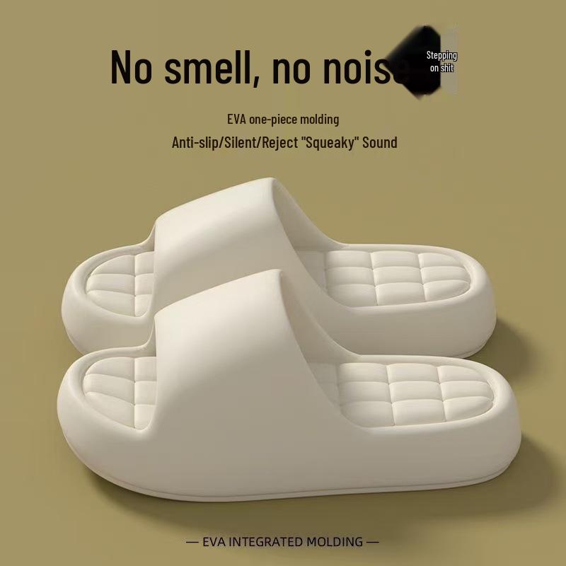 Summer Cool Thick Sole Non-Slip Slippers for Men and Women - Soft, Indoor/Outdoor, Fashionable, Deodorant.