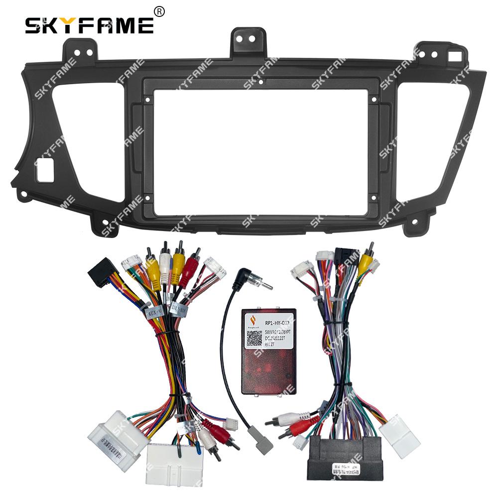 SKYFAME Car Frame Fascia Adapter Canbus Box Decoder Android Radio Dash Fitting Panel Kit For Kia K7 Cadenza
