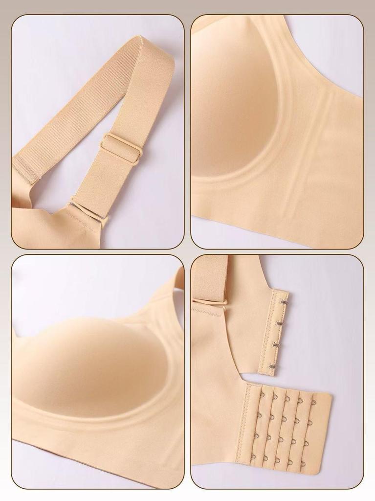 Wireless Soft Support Seamless Bra for Plus Size Women – Comfortable Fit for Large Busts