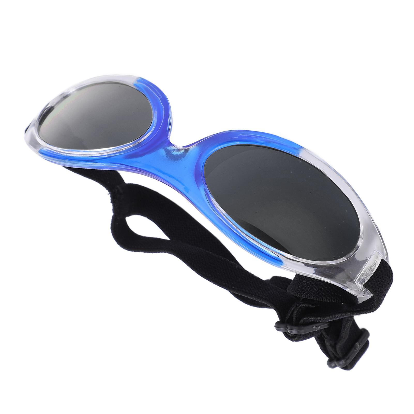 

Dog Sunglasses UV Protection Dog Goggles Eye Wear Protection with Adjustable Strap for Small DogBlue Gray