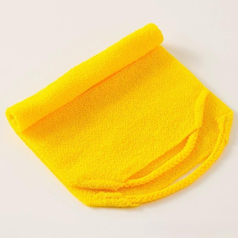 Korejský exfoliační peeling na záda, dlouhý strečový ručník, sprchový ručník na tělo