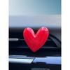 Car Air Outlet Decorative Clip Red Heart Car Perfume Lovely Heart Car Air Freshener Decorative Perfume Clip Auto Interior Air Fresheners 2