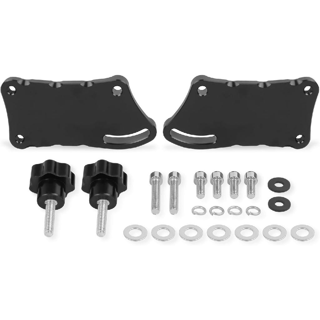 CNC Adjuster Windshield Risers Replacement for Kawasaki KLR650 KLR 650 2022 2023 2024 2025 Motorcycle Adjustable Windscreen Risers Mount Windshield