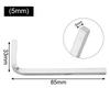 L  for Shape Square Head Wrench Square Key 4 Point Wrench Screwdriver Set 3-10mm