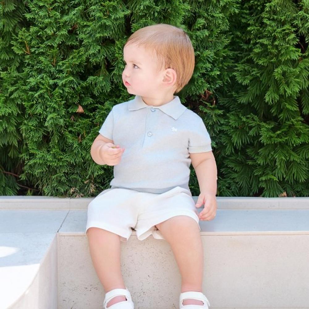 

Ettoi Alo Knit Summer Set New Item 07t3 23004 BLUE/12M