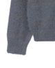 Eiieii Web Logo Hairy Knit [Smoky Blue]